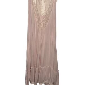 POL Pink Lace Trim Camisole- NWOT
